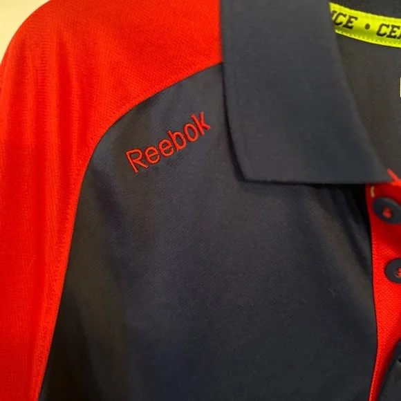 Reebok Center Ice NHL Columbus Blue Jackets Play Dry Polo Shirt Size Medium - Picture 4 of 10